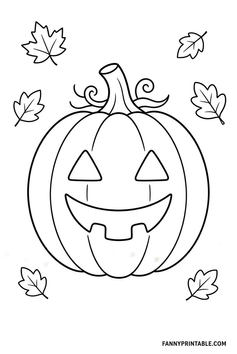 Free Halloween Coloring Pages for Kids Printable