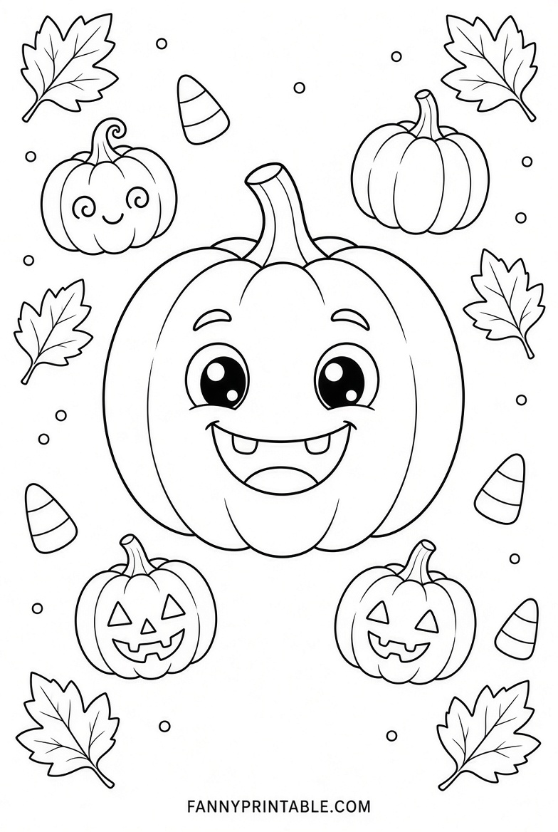 Free Halloween Coloring Pages for Kids to Print