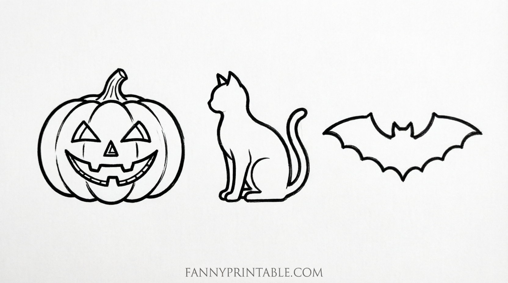 Free Halloween Pumpkin Stencils PDF Printables (1)