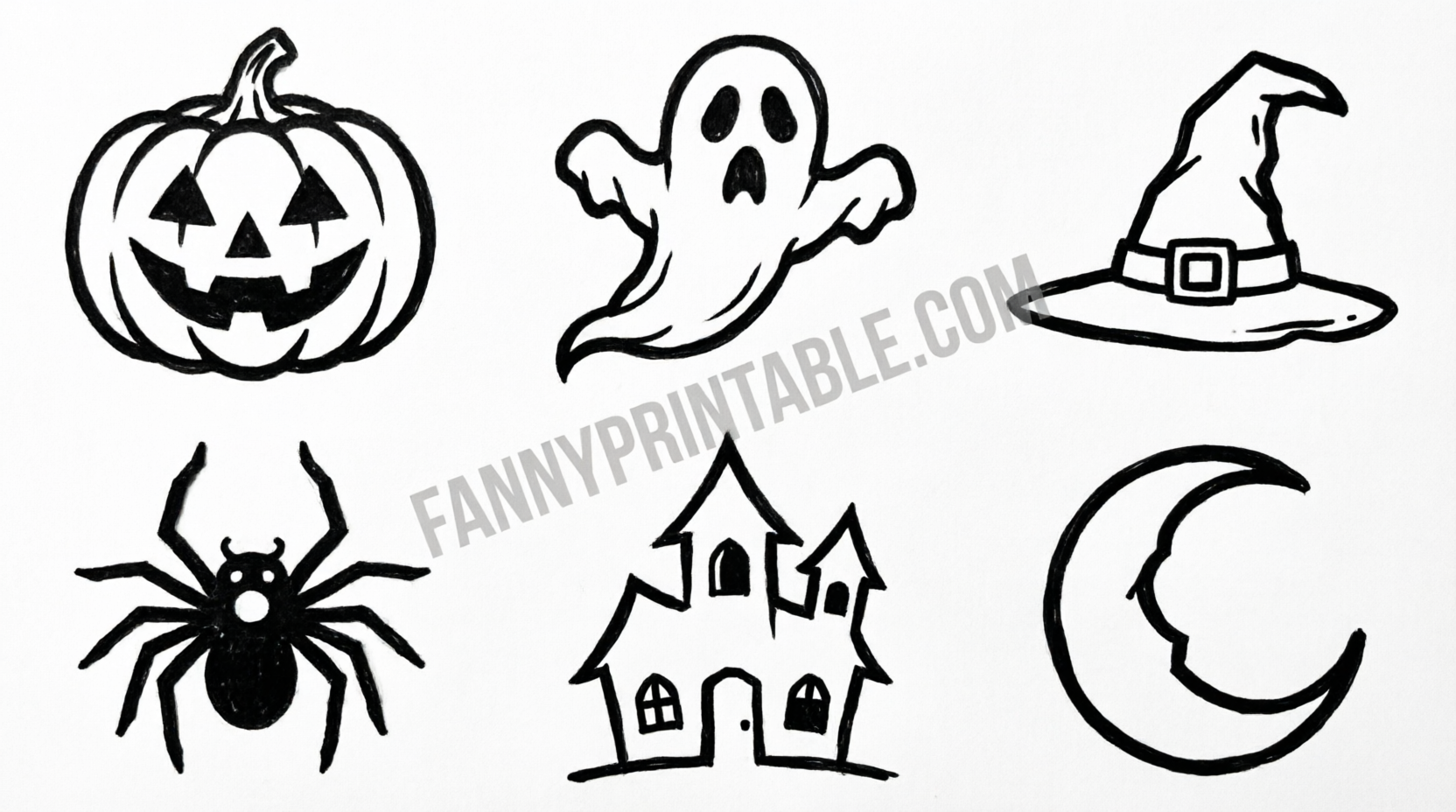 Free Halloween Pumpkin Stencils PDF Printables (4)