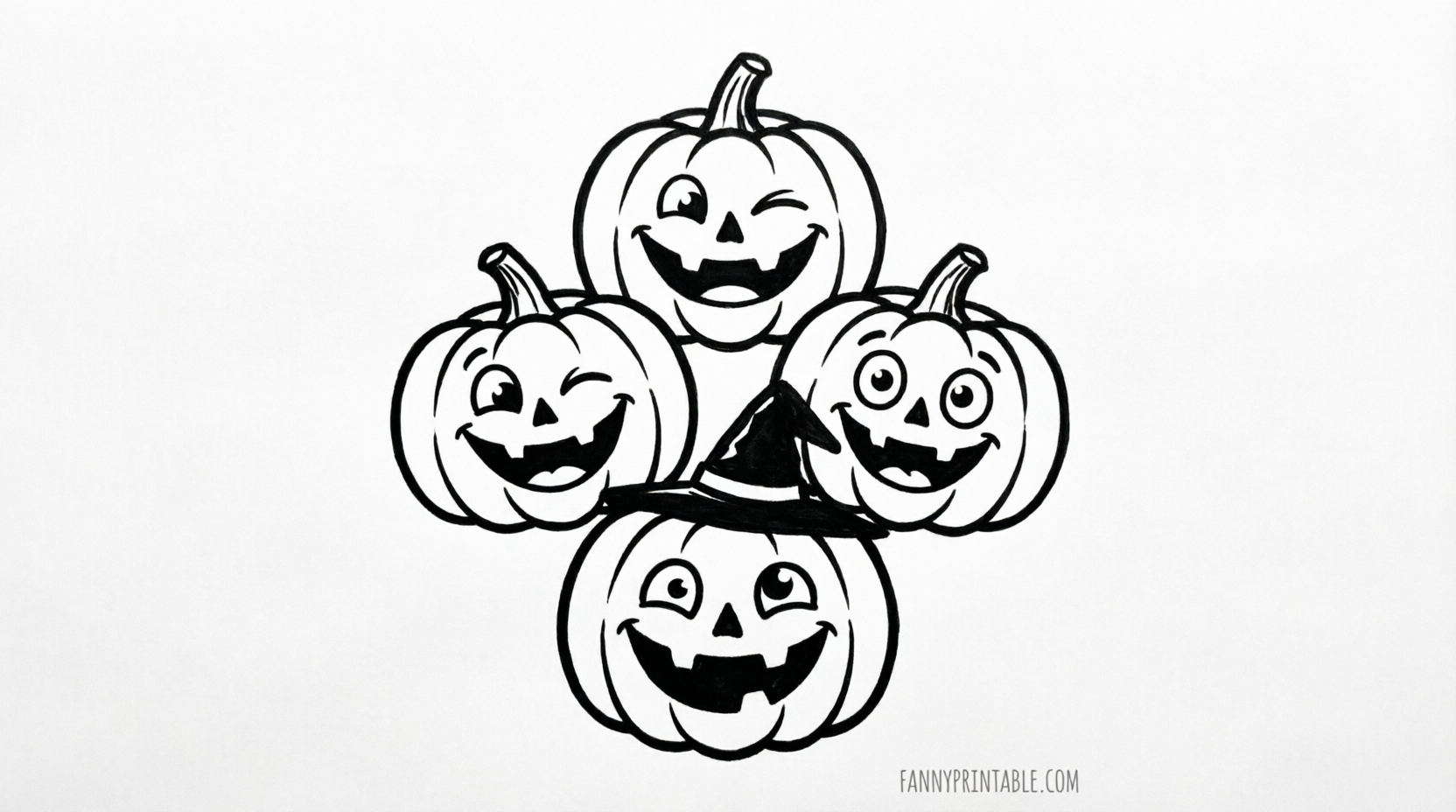 Free Halloween Pumpkin Stencils Printable (4)