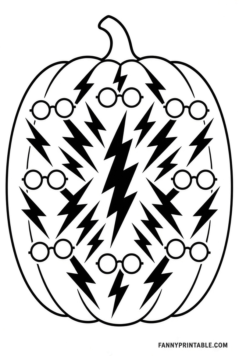 Free Harry Potter Pumpkin Stencils Printable (1)