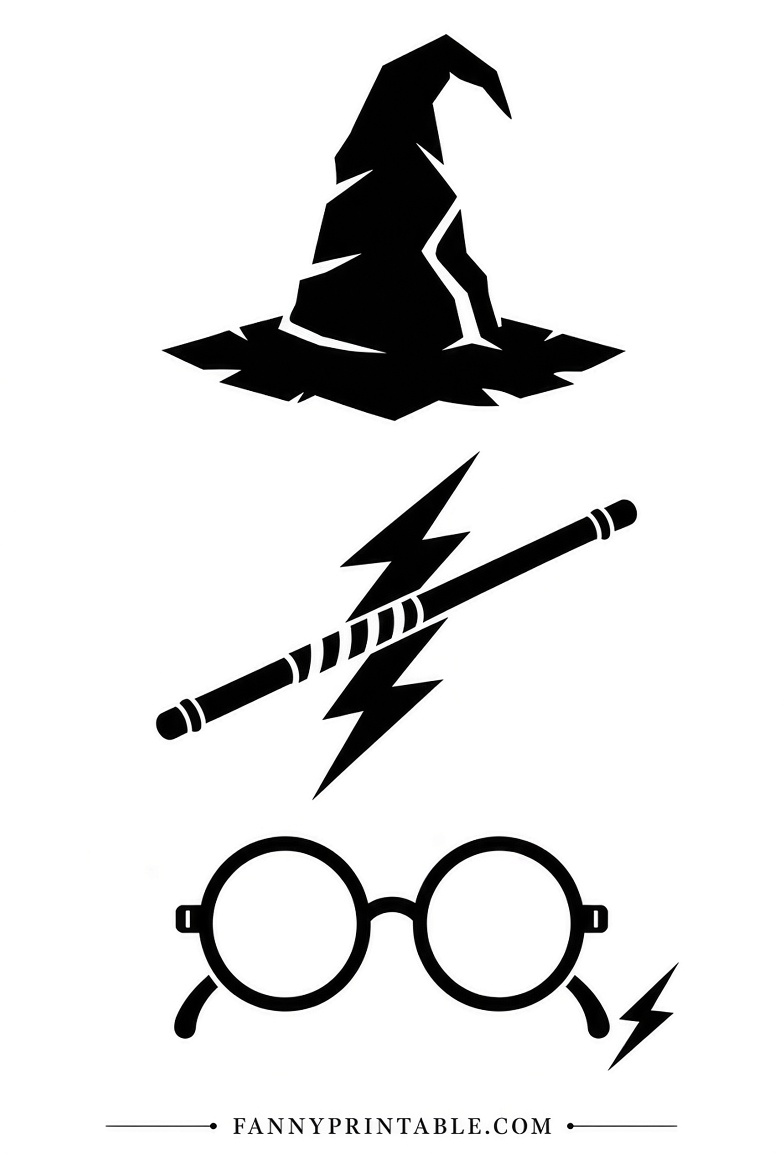 Free Harry Potter Pumpkin Stencils Printable (2)