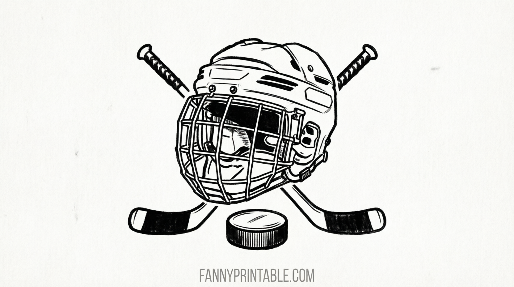 Free Hockey Pumpkin Stencils Printable (3)