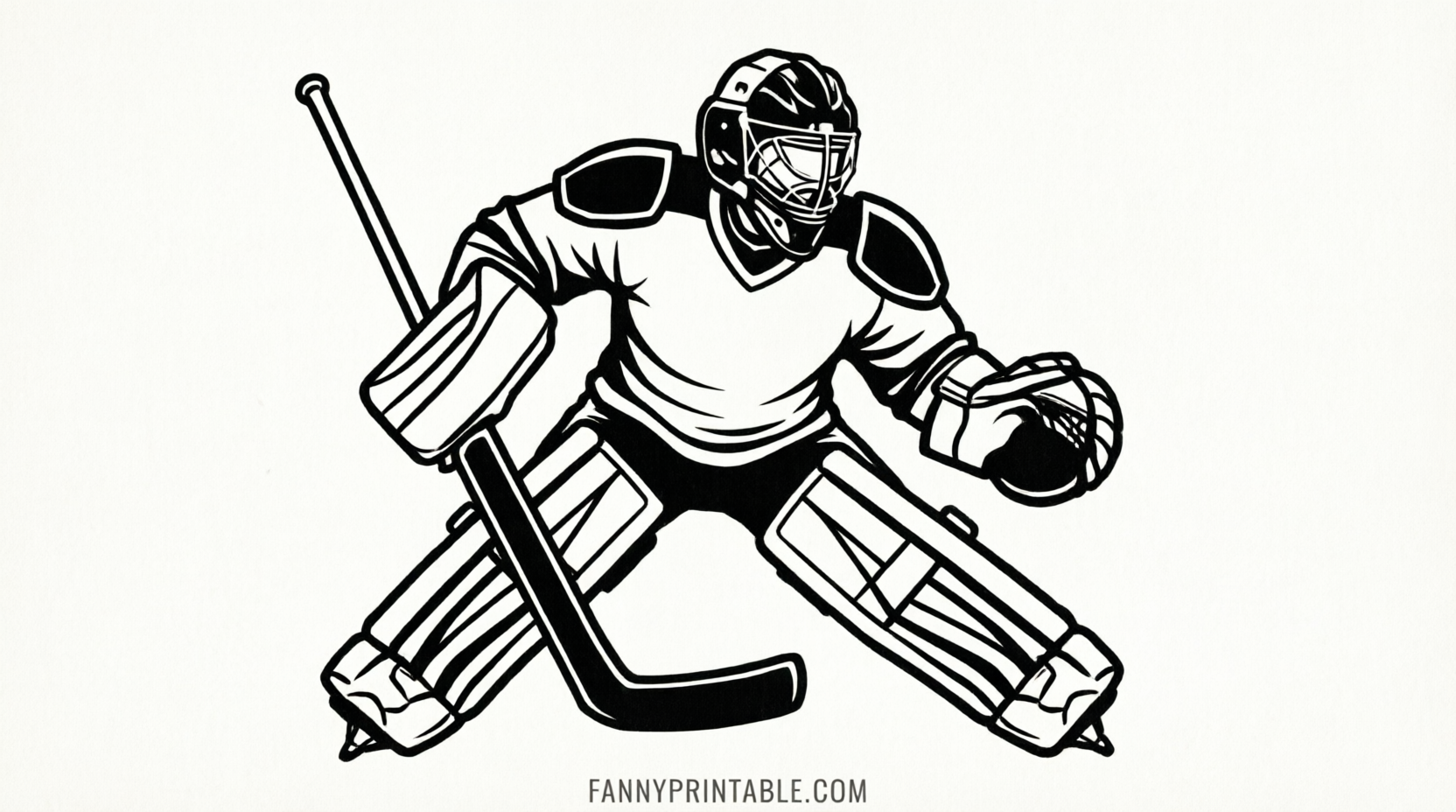 Free Hockey Pumpkin Stencils Printable (4)