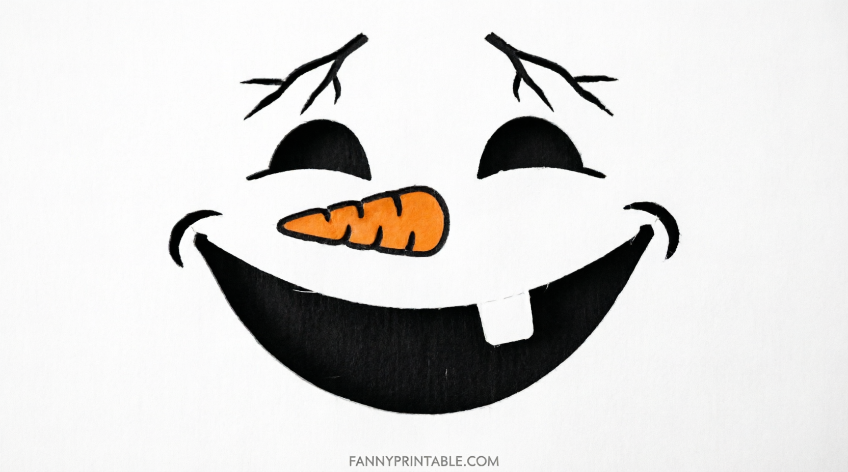 Free Olaf Pumpkin Stencils Printable Download 2 Free Olaf Pumpkin Stencils Printable Download (2)