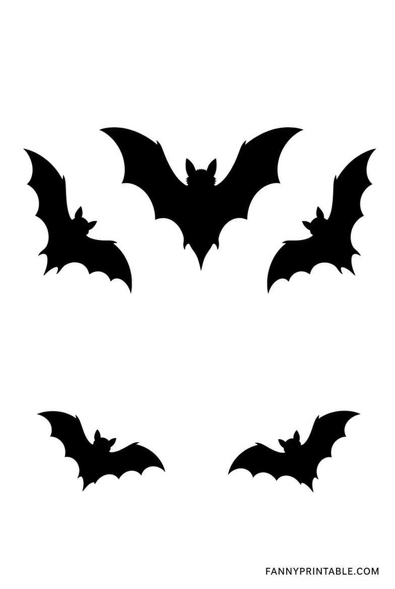 Free Printable Bat Pumpkin Carving Stencils 3 Free Printable Bat Pumpkin Carving Stencils (3)