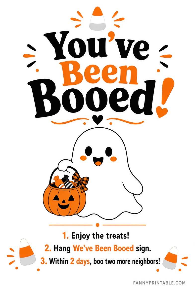 Free Printable Booing Cards for Halloween