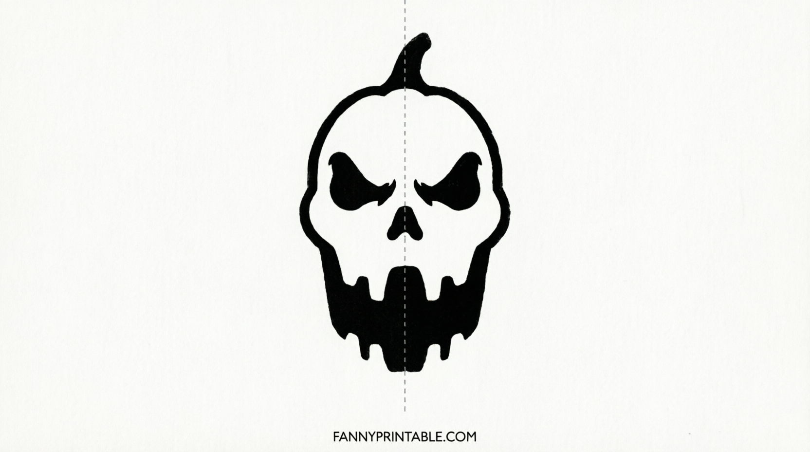 Free Printable Ghost Face Pumpkin Stencils (1)
