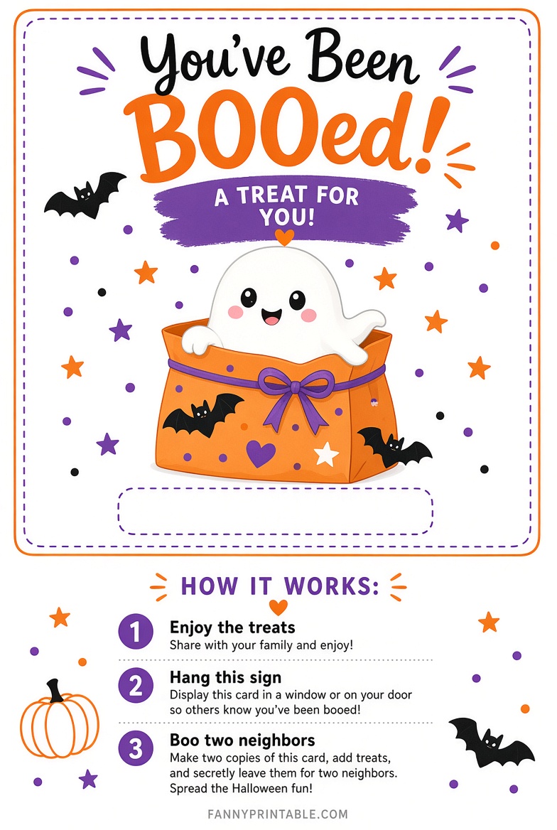 Free Printable Halloween Boo Cards to Download 1 Free Printable Halloween Boo Cards to Download
