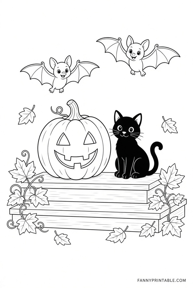 Free Halloween Coloring Pages Printable