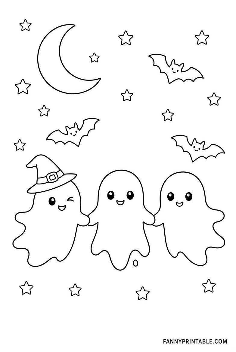 Free Halloween Coloring Pages Printable
