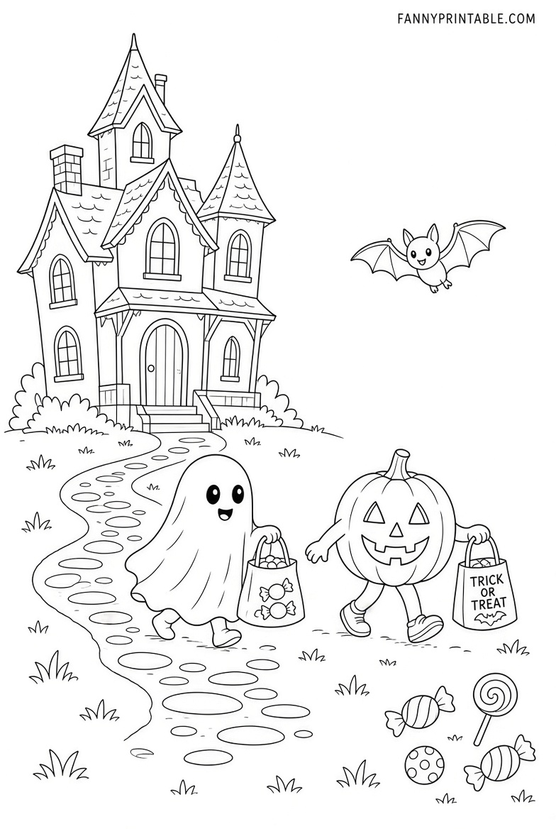 Free Printable Halloween Coloring Sheets