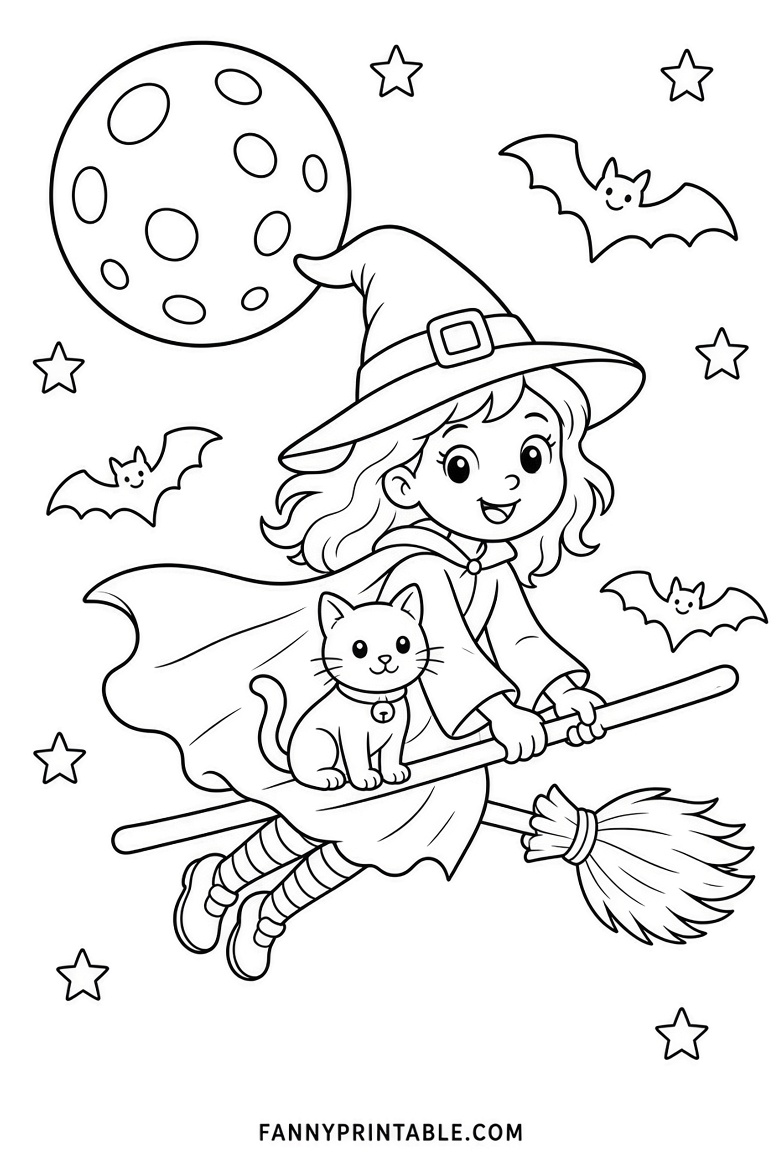Free Printable Halloween Coloring Pages
