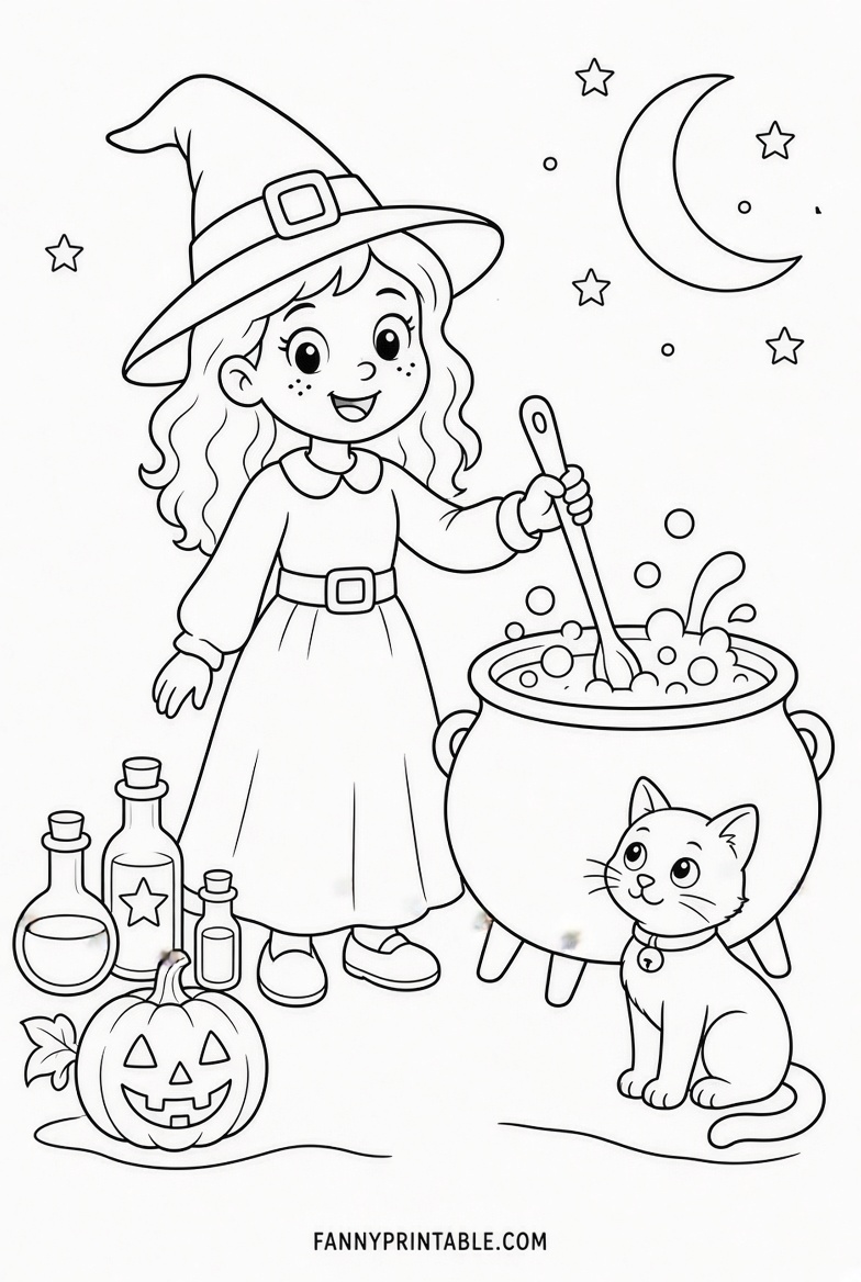 Free Printable Halloween Coloring Pages