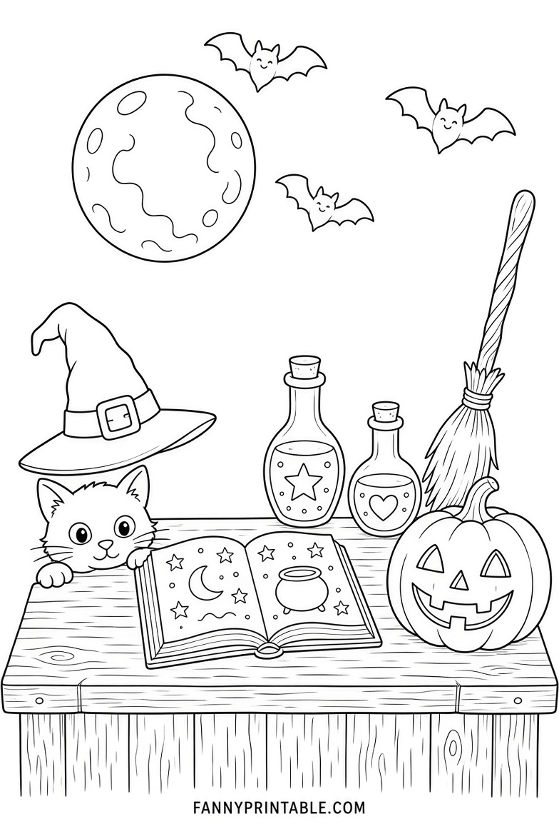 Free Printable Halloween Coloring Pages