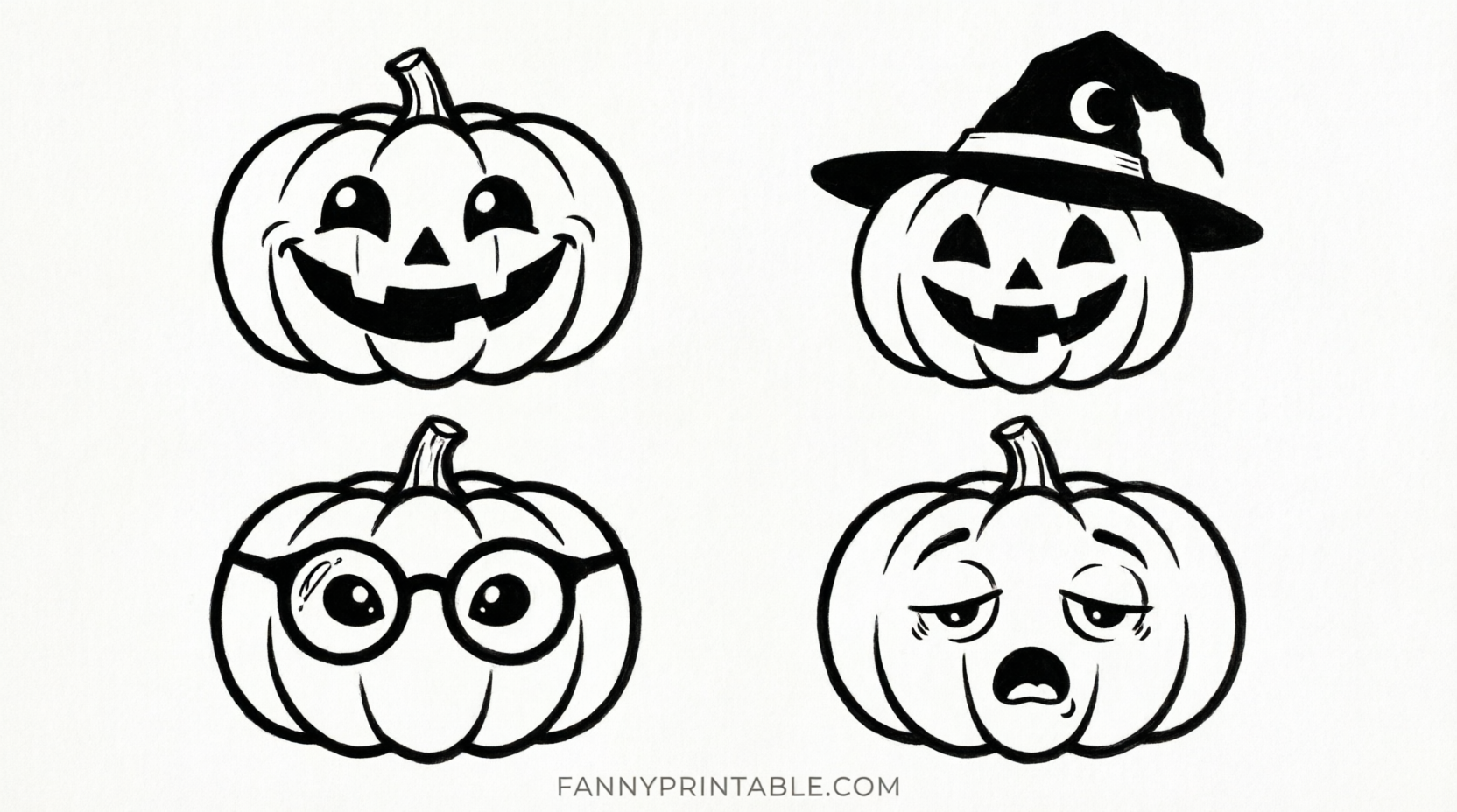 Free Printable Jack O Lantern Pumpkin Stencils (2)