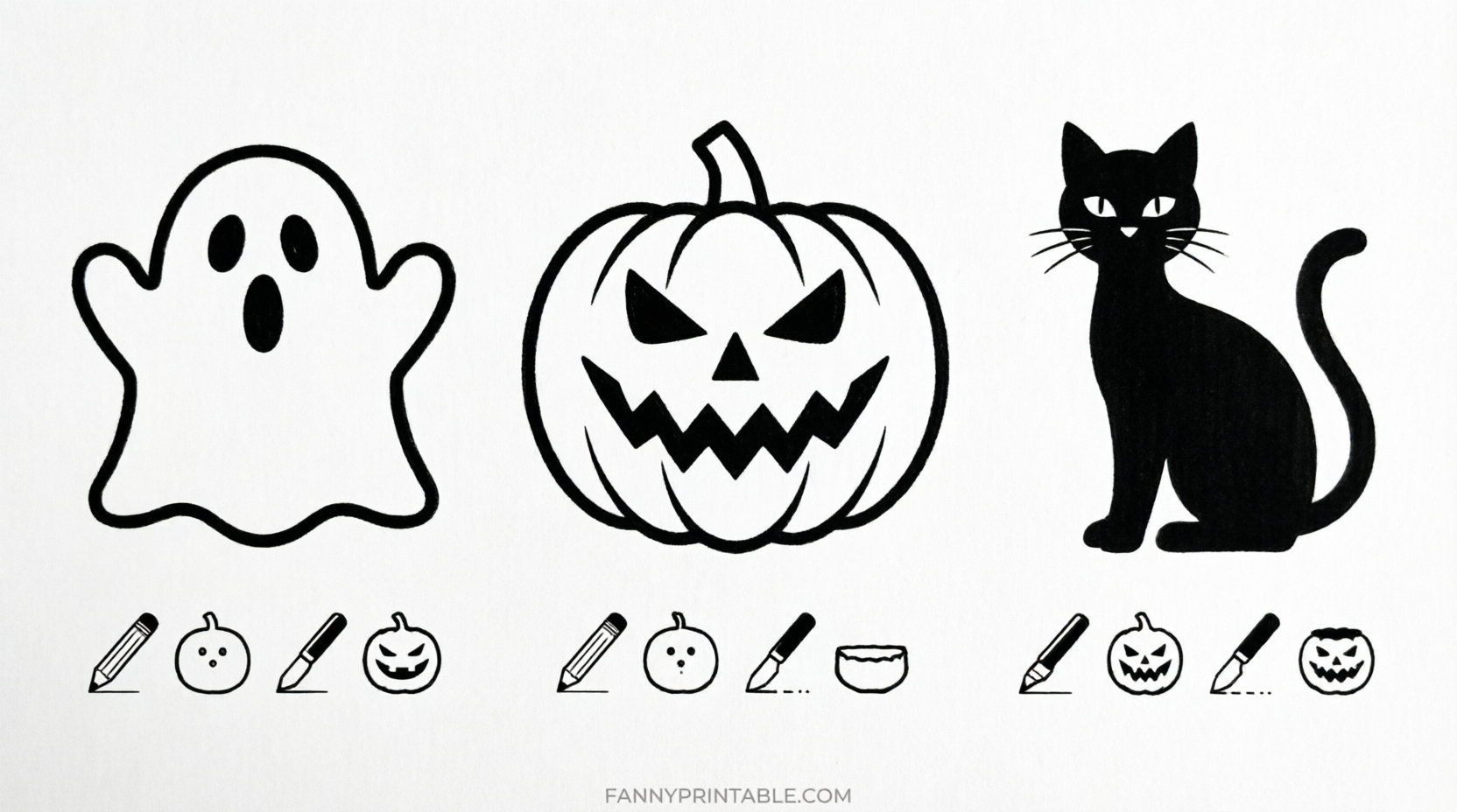 Free Printable Jack O Lantern Pumpkin Stencils (4)