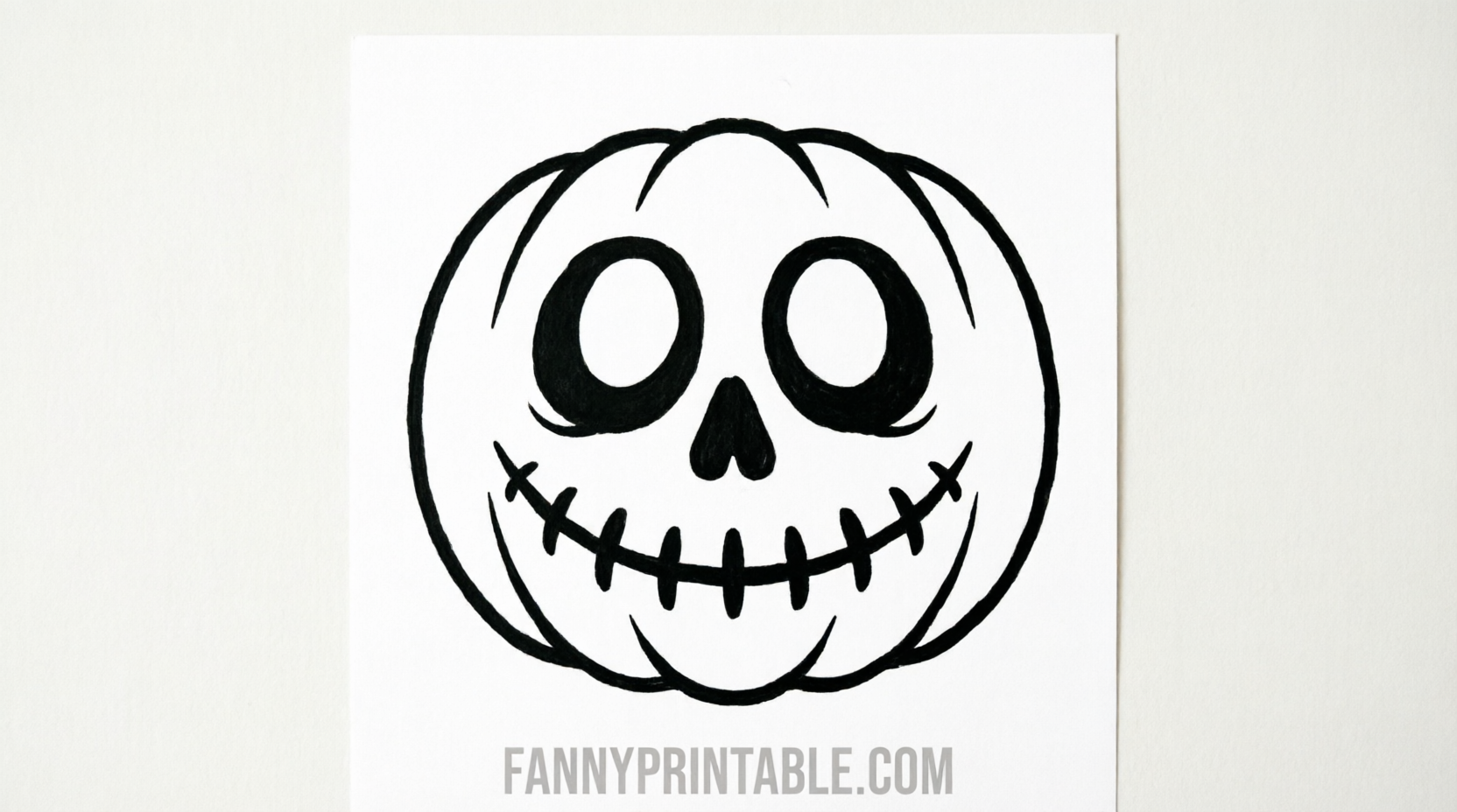 Free Printable Jack Skellington Pumpkin Stencils (1)