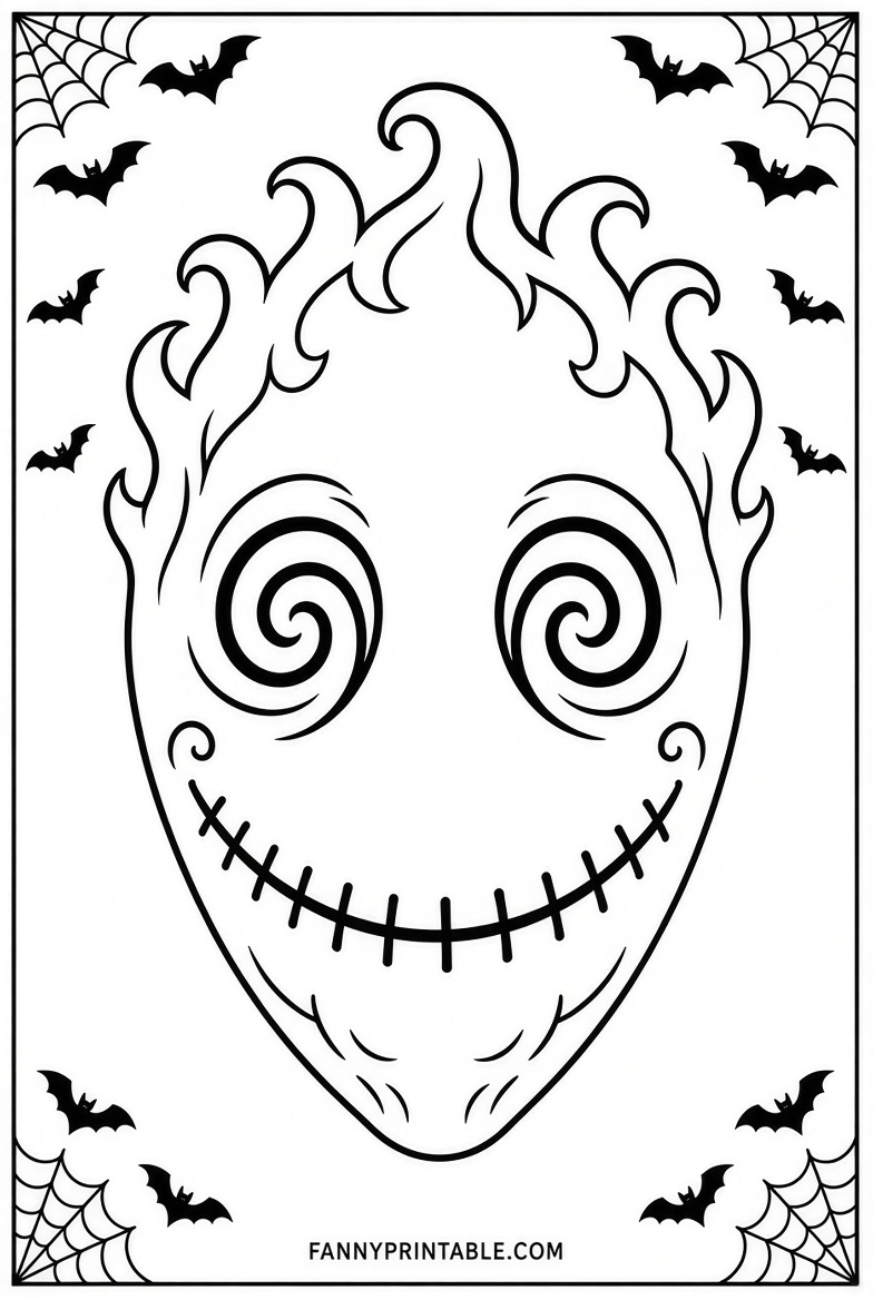Free Printable Nightmare Before Christmas Pumpkin Stencils 1 Free Printable Nightmare Before Christmas Pumpkin Stencils (1)