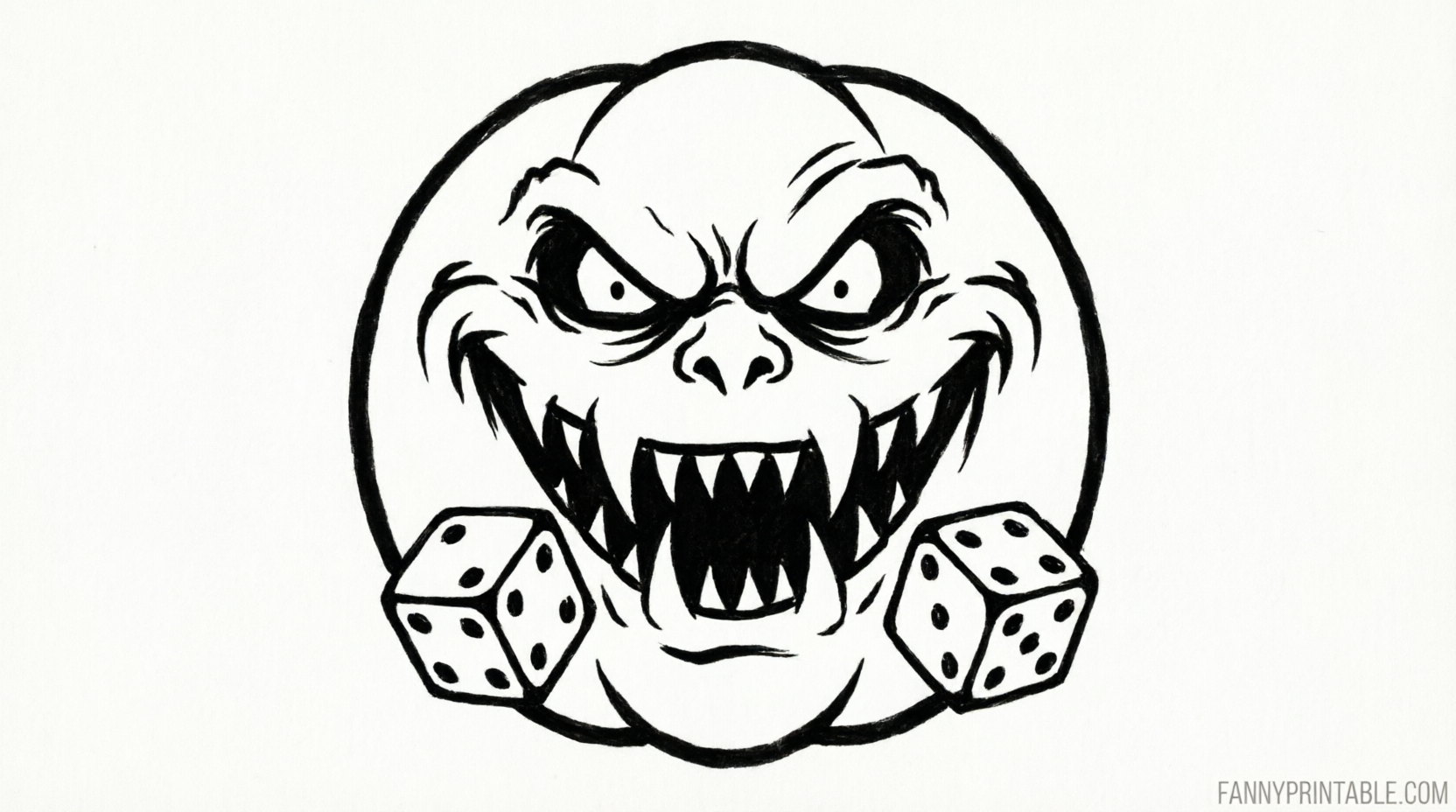Free Printable Oogie Boogie Pumpkin Stencils (1)