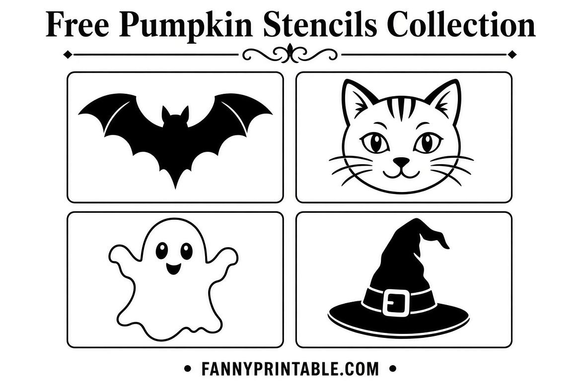 Free Printable Pumpkin Carving Stencils