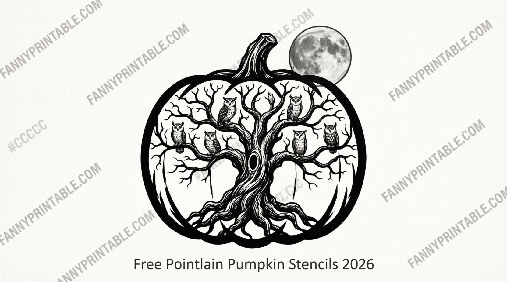 Free Printable Pumpkin Stencils 2026 (1)