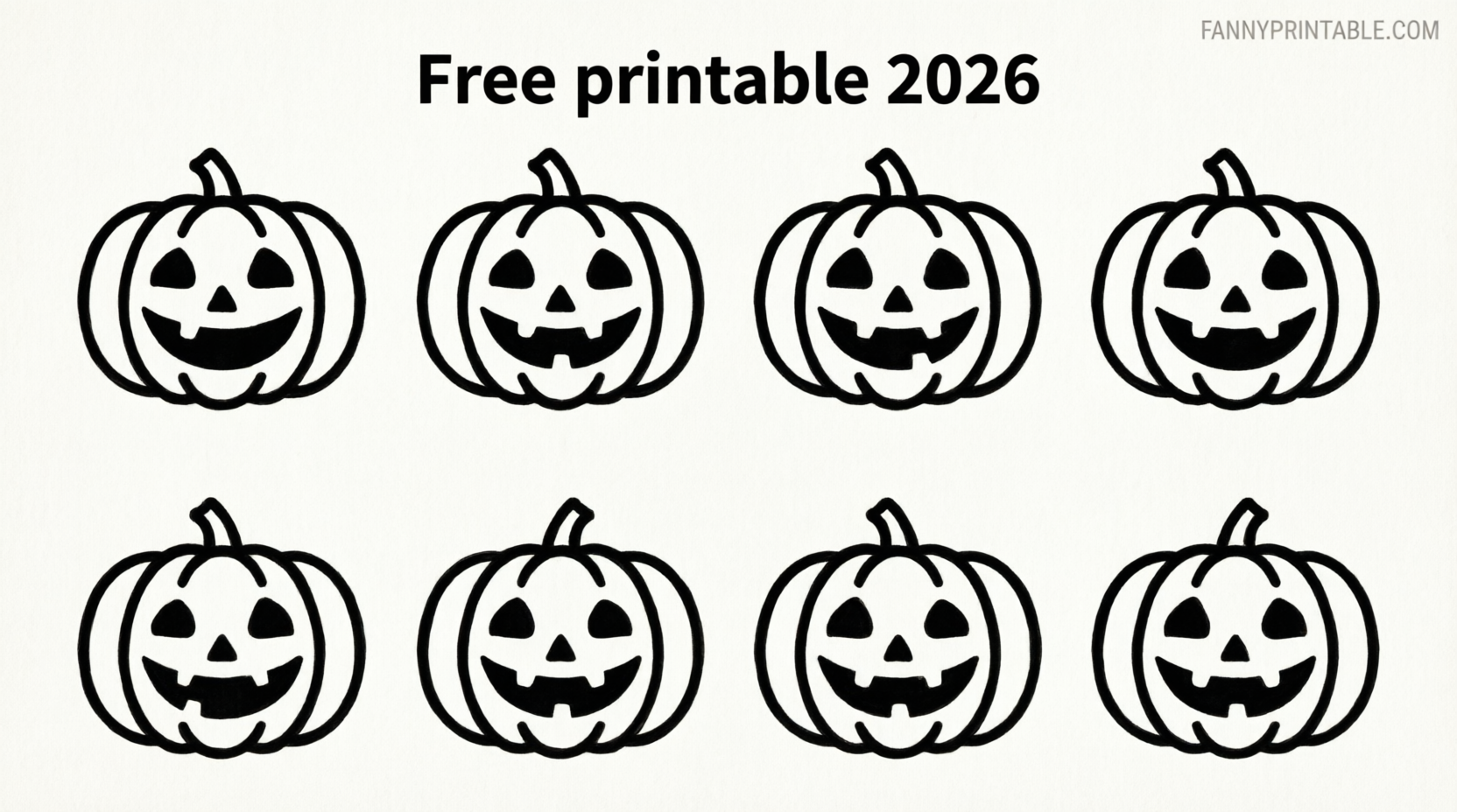 Free Printable Pumpkin Stencils 2026 (4)