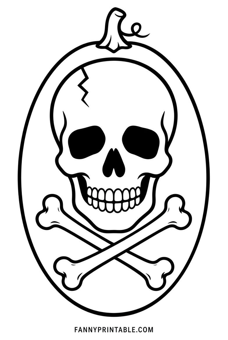 Free Printable Scary Pumpkin Stencils (4)