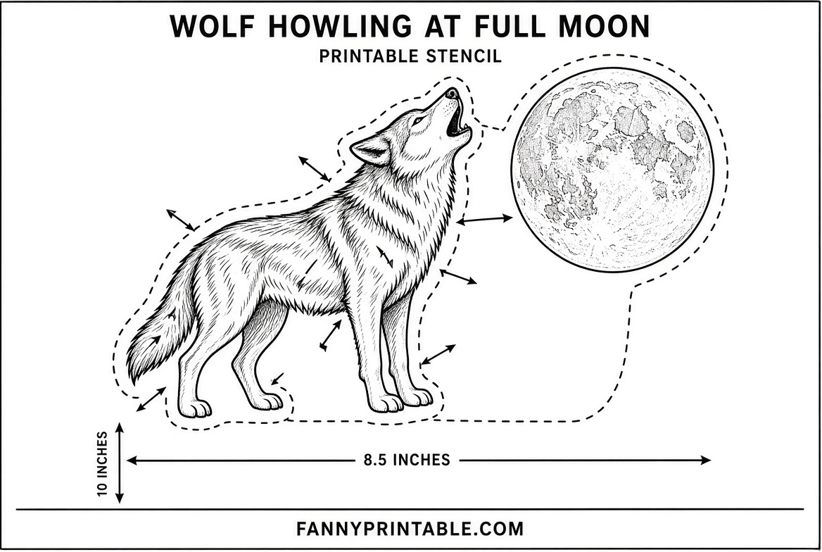 Free Printable Wolf Pumpkin Carving Stencils 3 Free Printable Wolf Pumpkin Carving Stencils