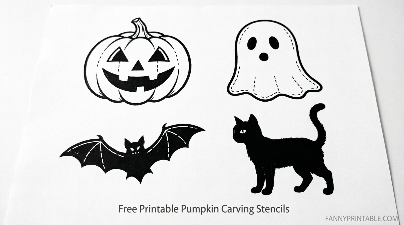 Free Pumpkin Carving Stencils Printable Guide (2)
