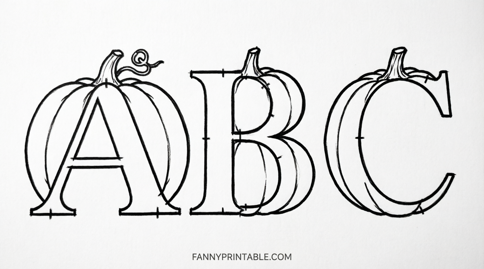Free Pumpkin Stencils Letters Printable Guide 4 Free Pumpkin Stencils Letters Printable Guide (4)