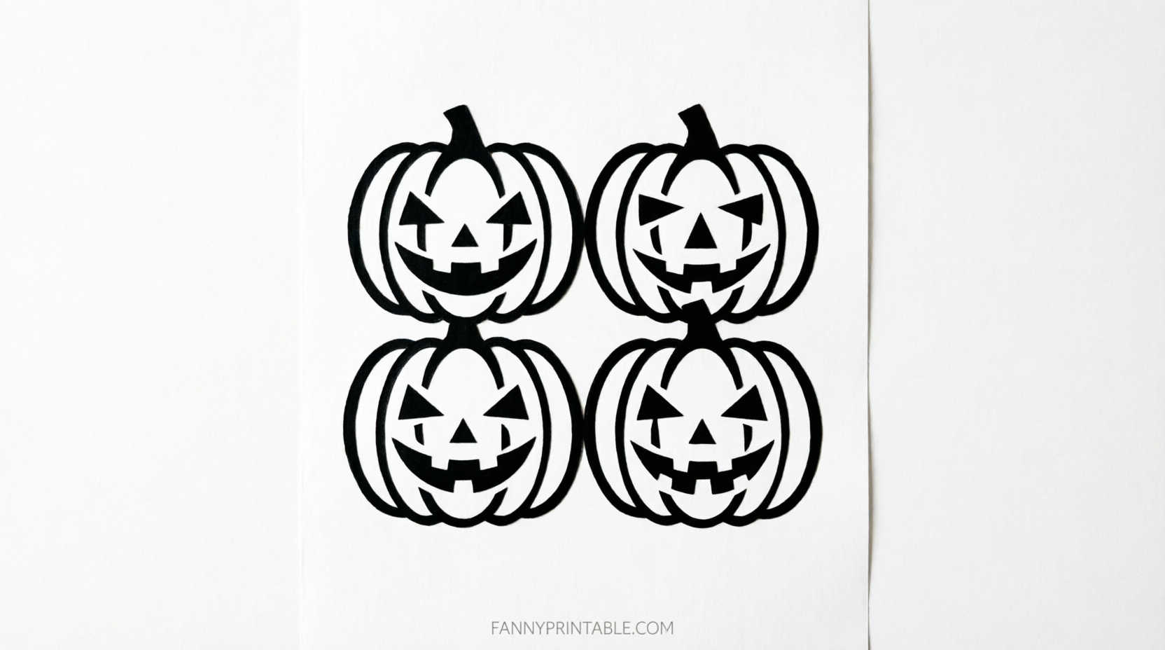 Free Pumpkin Stencils Printable PDF Downloads (1)