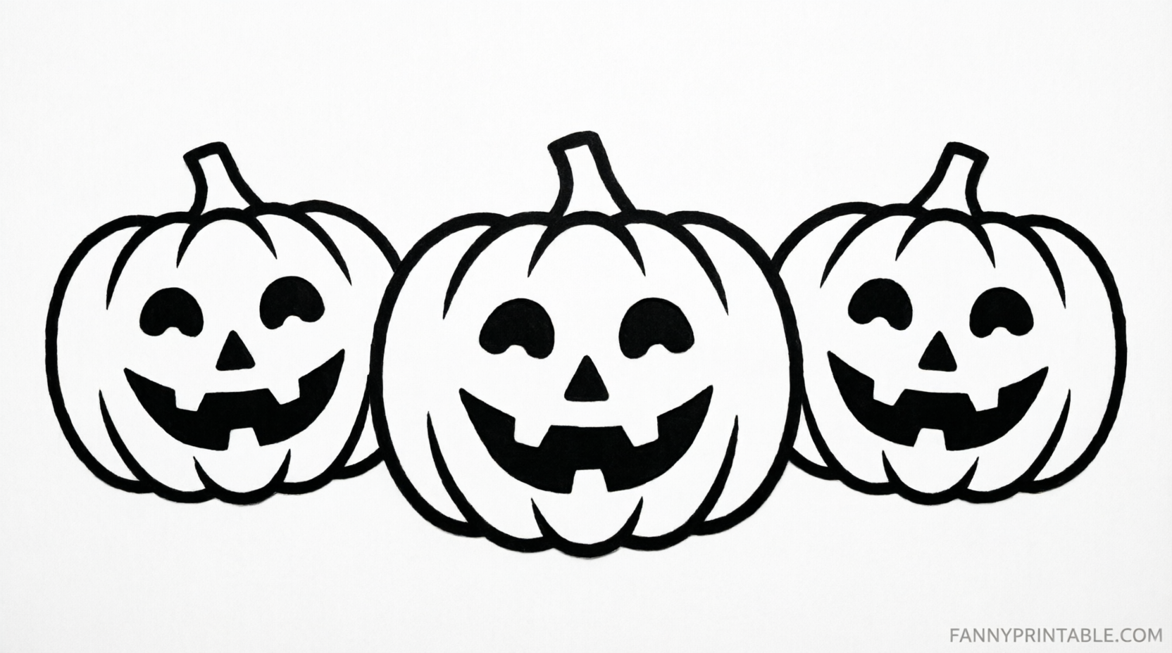 Free Pumpkin Stencils Printable PDF Downloads (3)