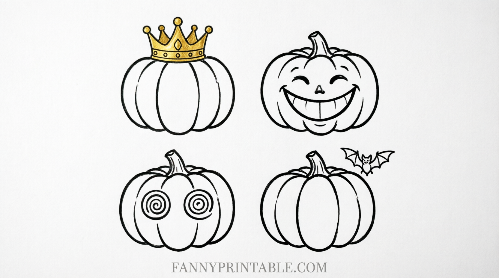 Free Pumpkin Stencils Printable for Kids (1)
