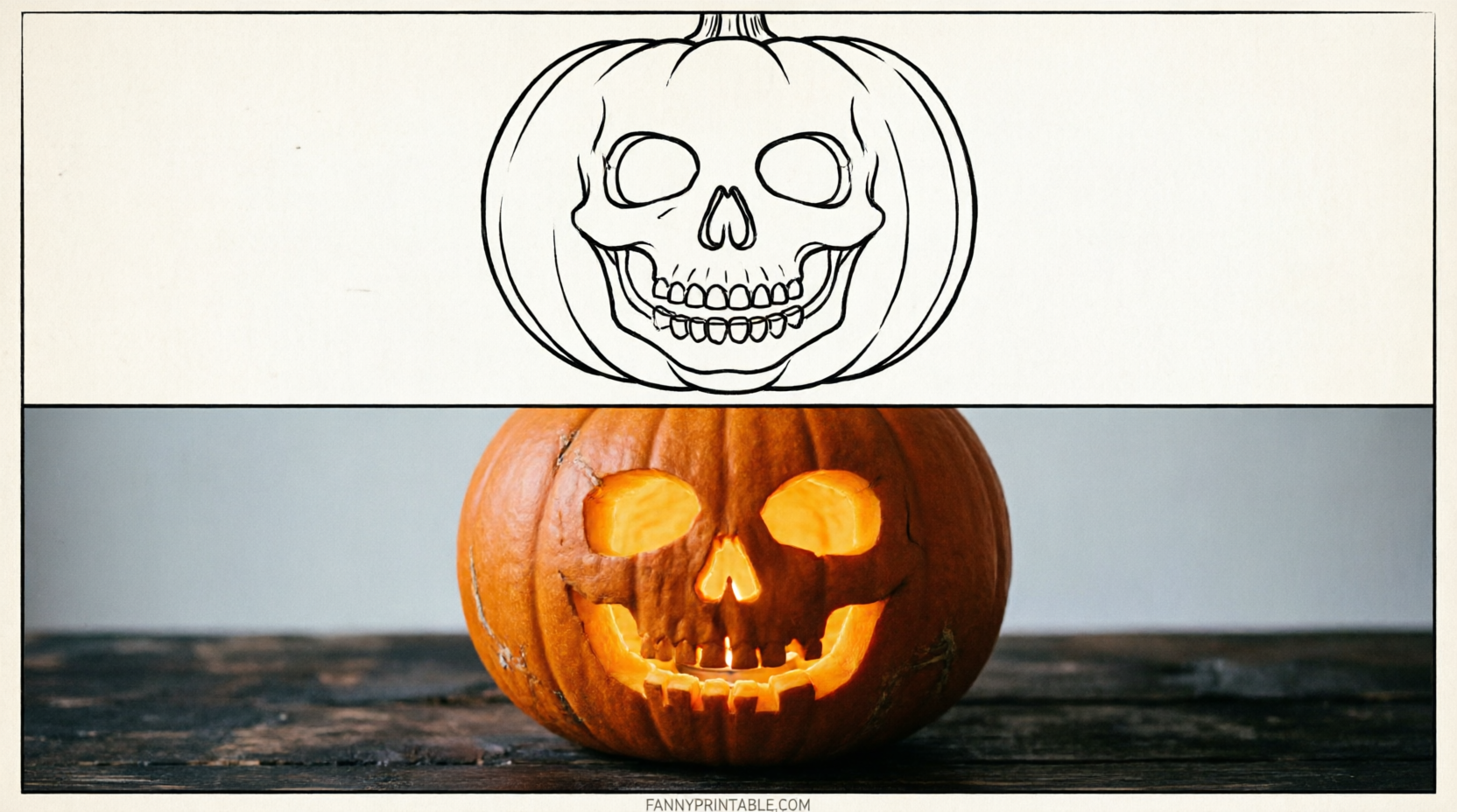 Free Skeleton Pumpkin Carving Stencils (4)