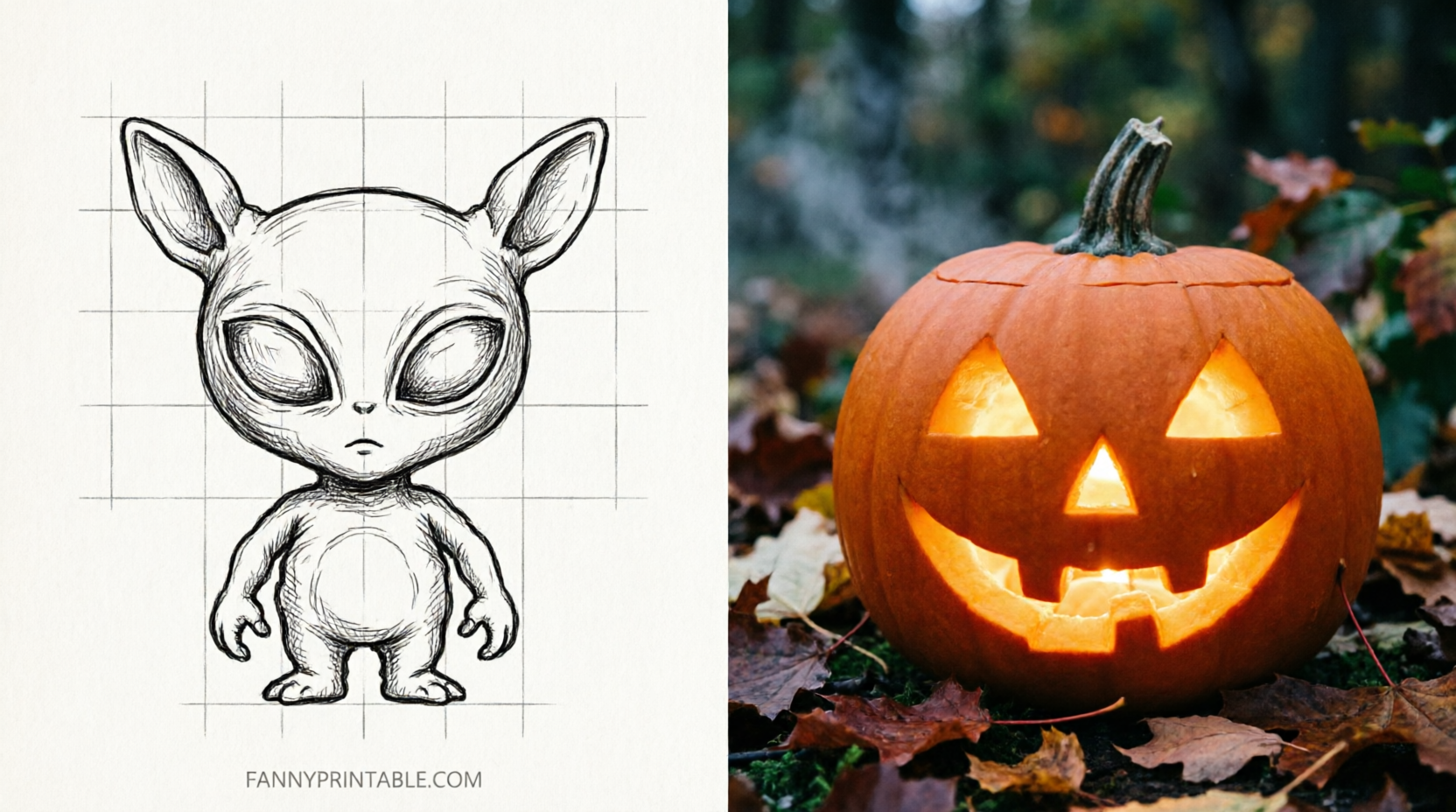 Free Stitch Pumpkin Carving Stencils Printable (2)