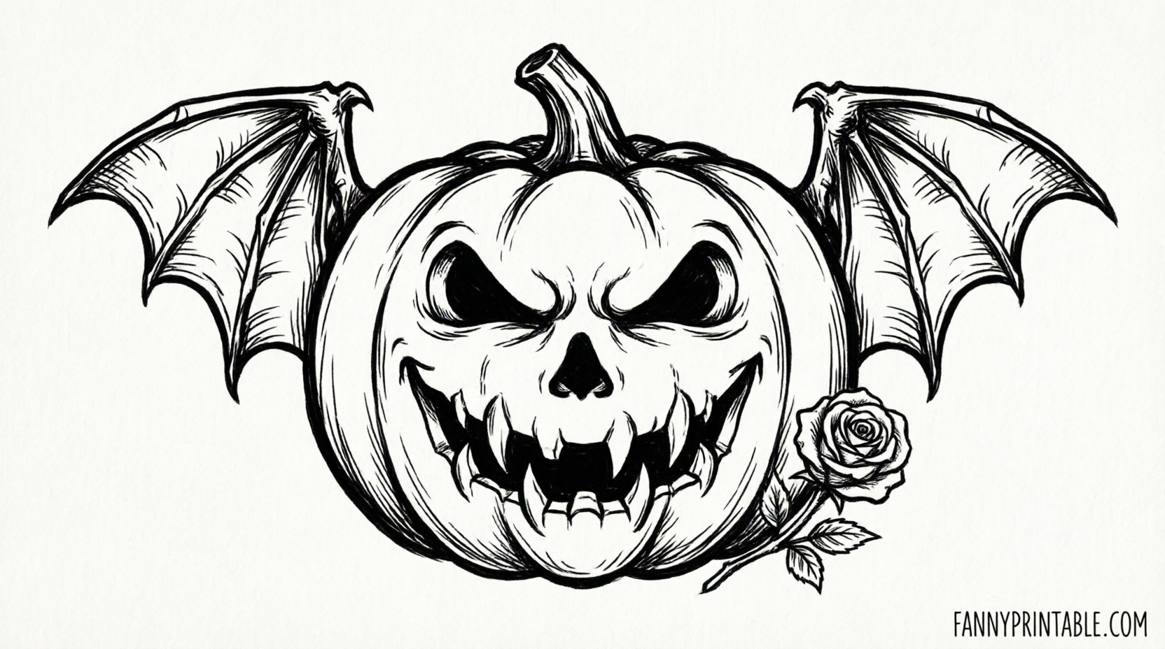 Free Vampire Pumpkin Stencils Printable (1)