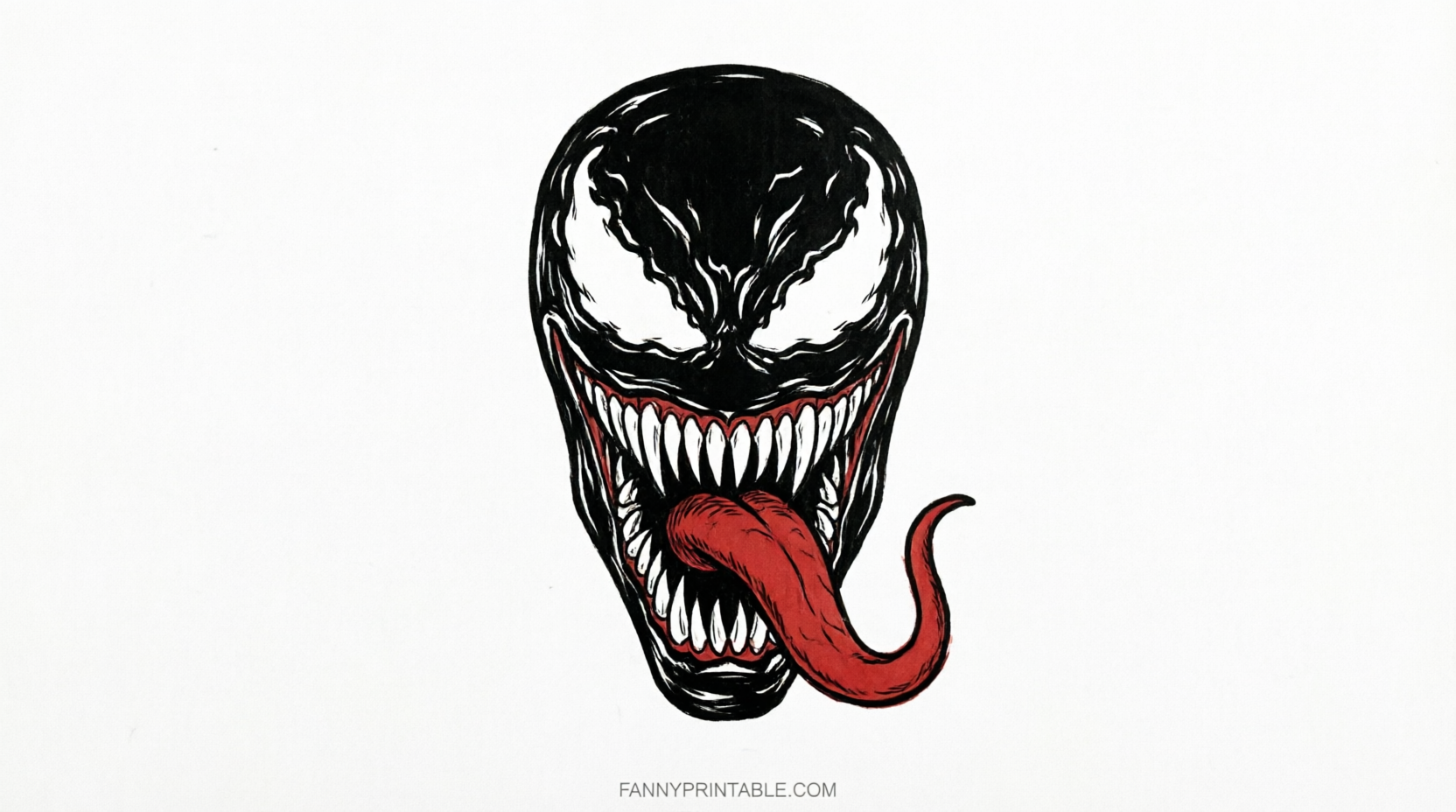Free Venom Pumpkin Carving Stencils Printable 4 Free Venom Pumpkin Carving Stencils Printable (4)