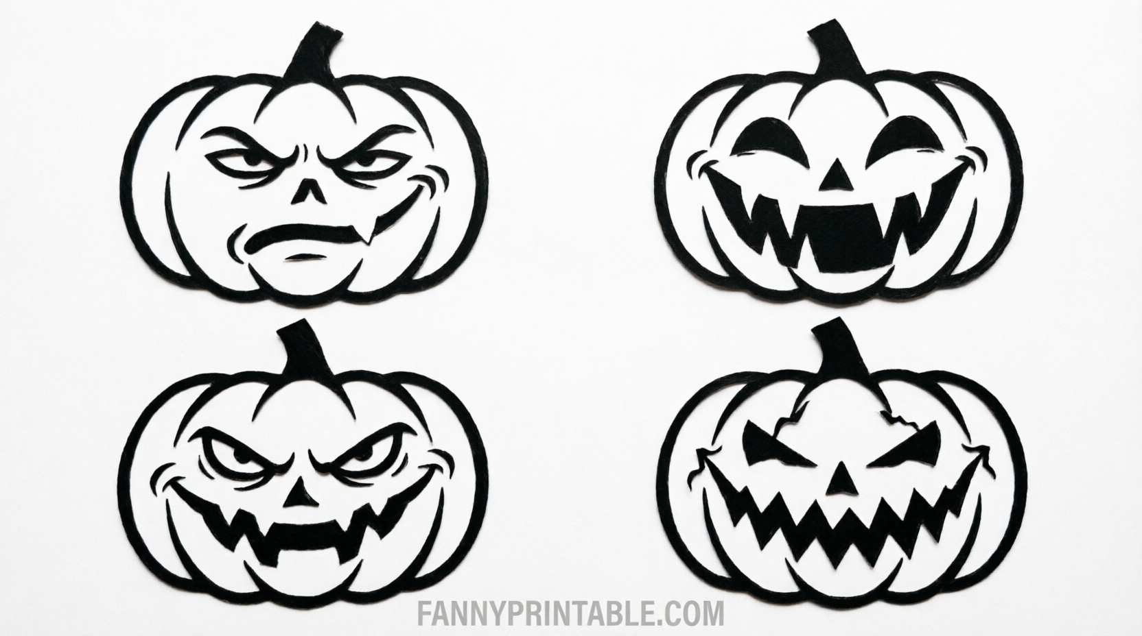 Free Wicked Pumpkin Stencils Printable (3)