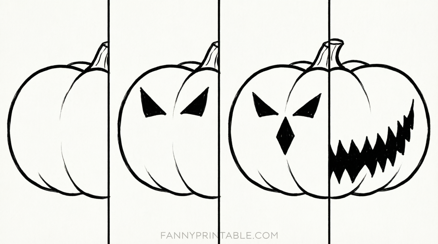 Free Wicked Pumpkin Stencils Printable (4)
