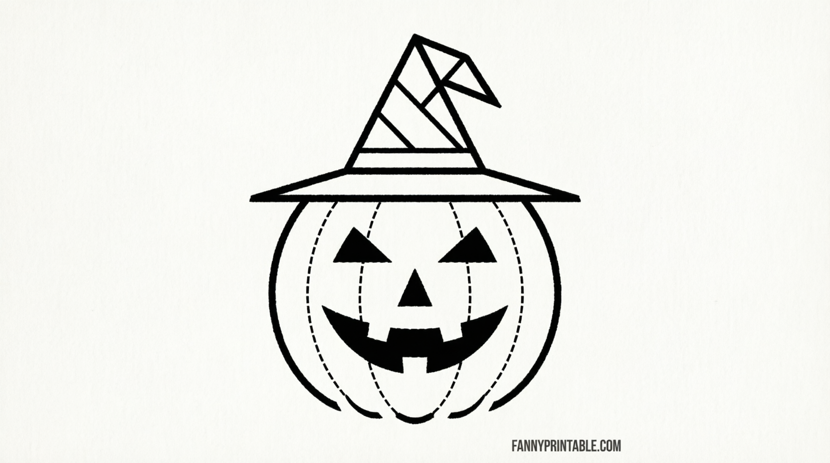 Free Witch Pumpkin Carving Stencils Printable (4)
