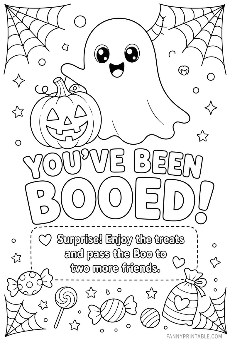 Free Youve Been Booed Printable Download 4 Free You've Been Booed Printable Download