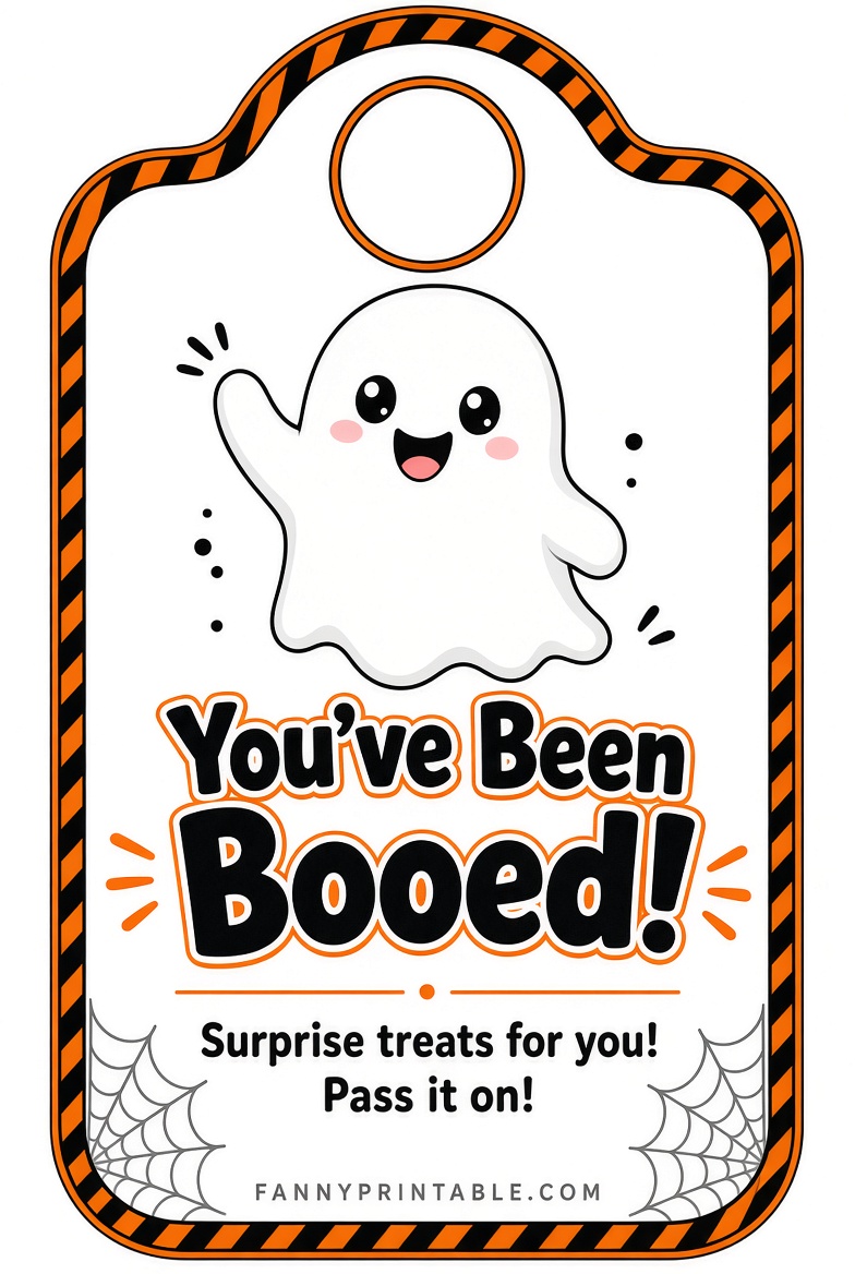 Free You've Been Booed Printable Labels Guide