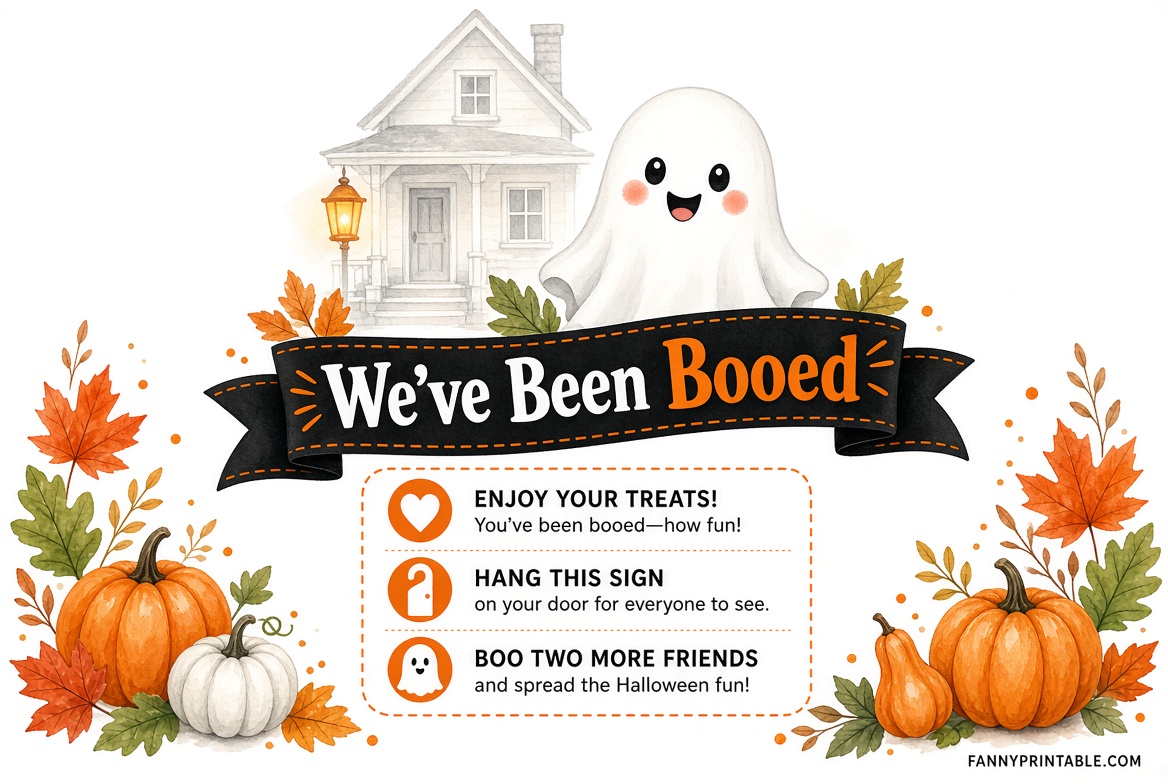 Free Youve Been Booed Printable PDF Download 3 Free You've Been Booed Printable PDF Download