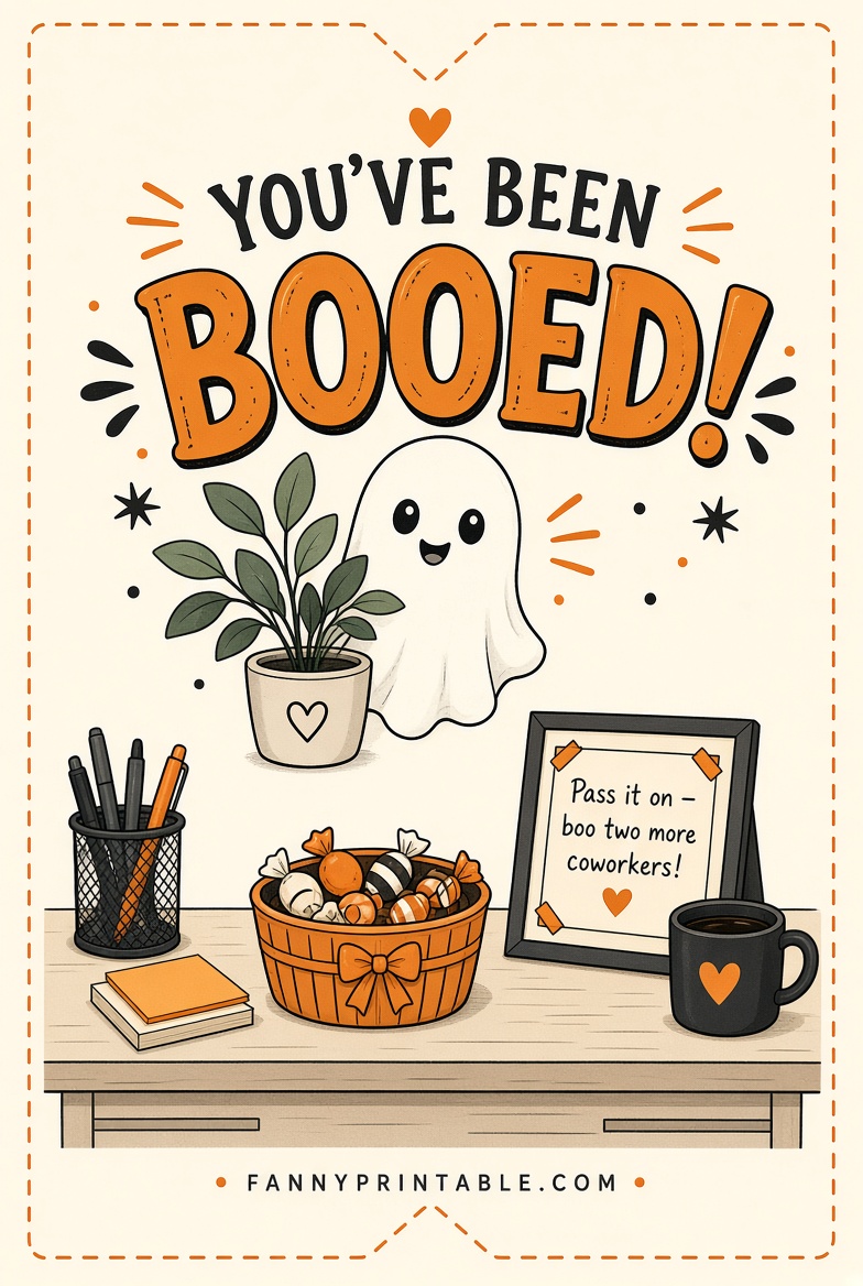Free Youve Been Booed Printable for Office 2 Free You've Been Booed Printable for Office