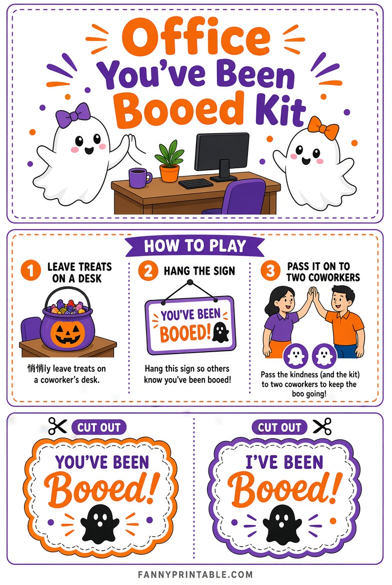 Free Youve Been Booed Printable for Office 3 Free You've Been Booed Printable for Office