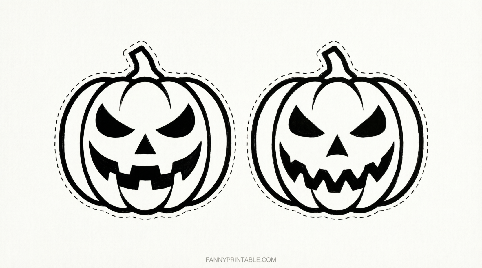 Unique Pumpkin Stencils Printable Free (2)