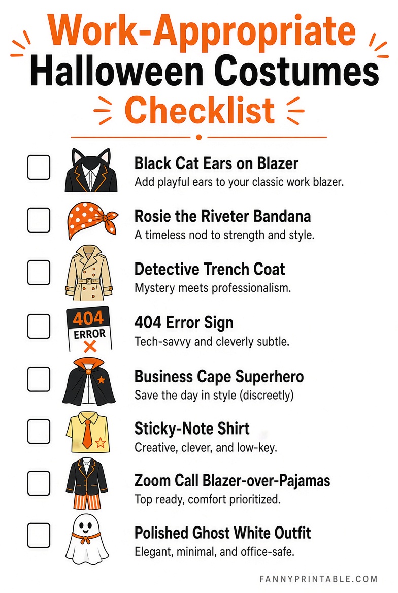 Work-Appropriate Halloween Costumes Guide